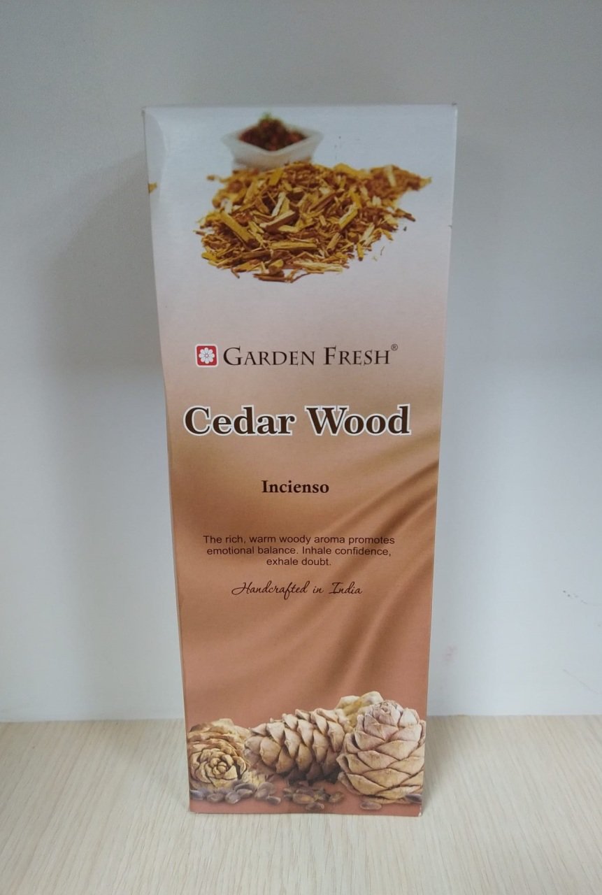 Garden Fresh Cedar Wood Kokulu Çubuk Tütsü İncense Sticks (120 Adet)