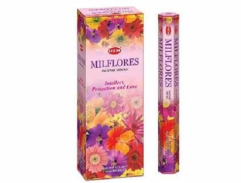 Hem Milflores (Span) Hexa Çubuk Tütsü Incense Sticks (120 Adet)