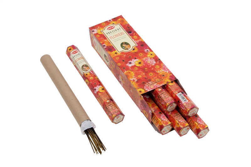 Hem Precious Flowers Hexa Çubuk Tütsü Incense Sticks (120 Adet)