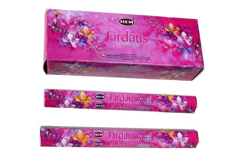 Hem Firdaus Hexa Firdevs Çiçeği Çubuk Tütsü Incense Sticks (120 Adet)