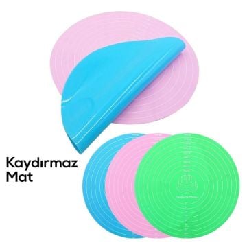 Hamur Açma Matı Silikon Kaydırmaz (30 cm)