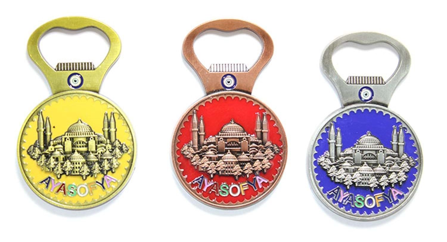 Otantik Ayasofya Tasarım Magnet ve Açacak (10cm x6 cm)