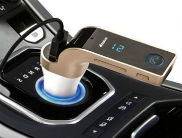 CarG7 Bluetooth Araç Kiti FM Transmitter  (USB MicroSD)