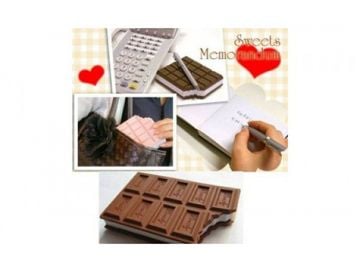 Çikolata Görünümlü Not Defteri Chocolate Notebook