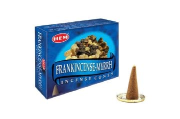 Hem Frankincense Myrrh Cones Kokulu Konik Tütsü (120 Adet)