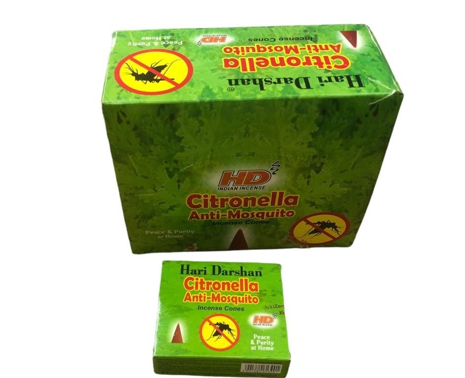 Hd Citronella Anti-Mosquito Konik Tütsü Incense Cones (120 Adet)