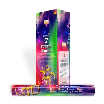 Darshan 7 Güç Powers Hindu Tütsü Incense Sticks (120 Adet)