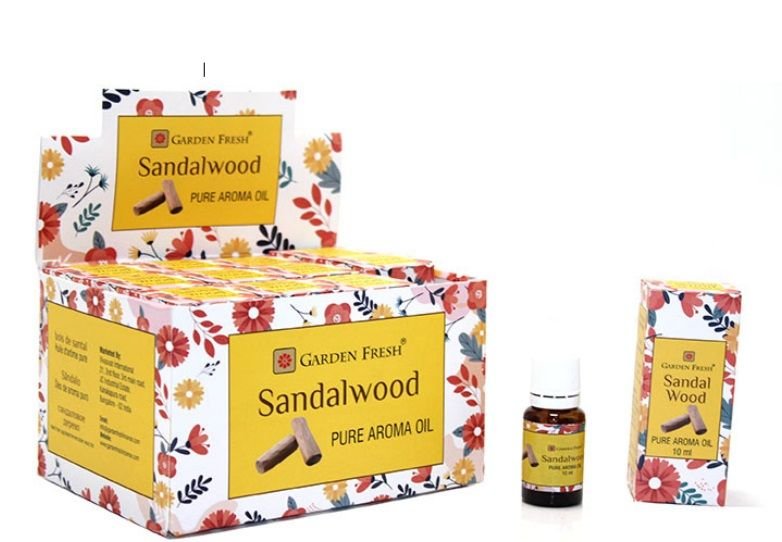 Garden Fresh Sandalwood (Sandal Ağacı) Oil Buhur Yağı (10 ml)