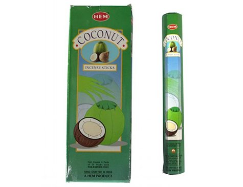 Hem Coconut Hindistan Cevizi Kokulu Çubuk Tütsü (120 Adet)
