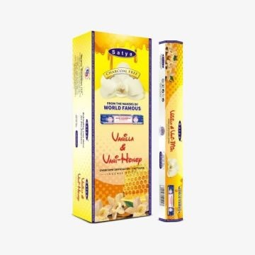 Satya Vanilla Vani Honey (Ballı Vanilya) Çubuk Tütsü (120 Adet)