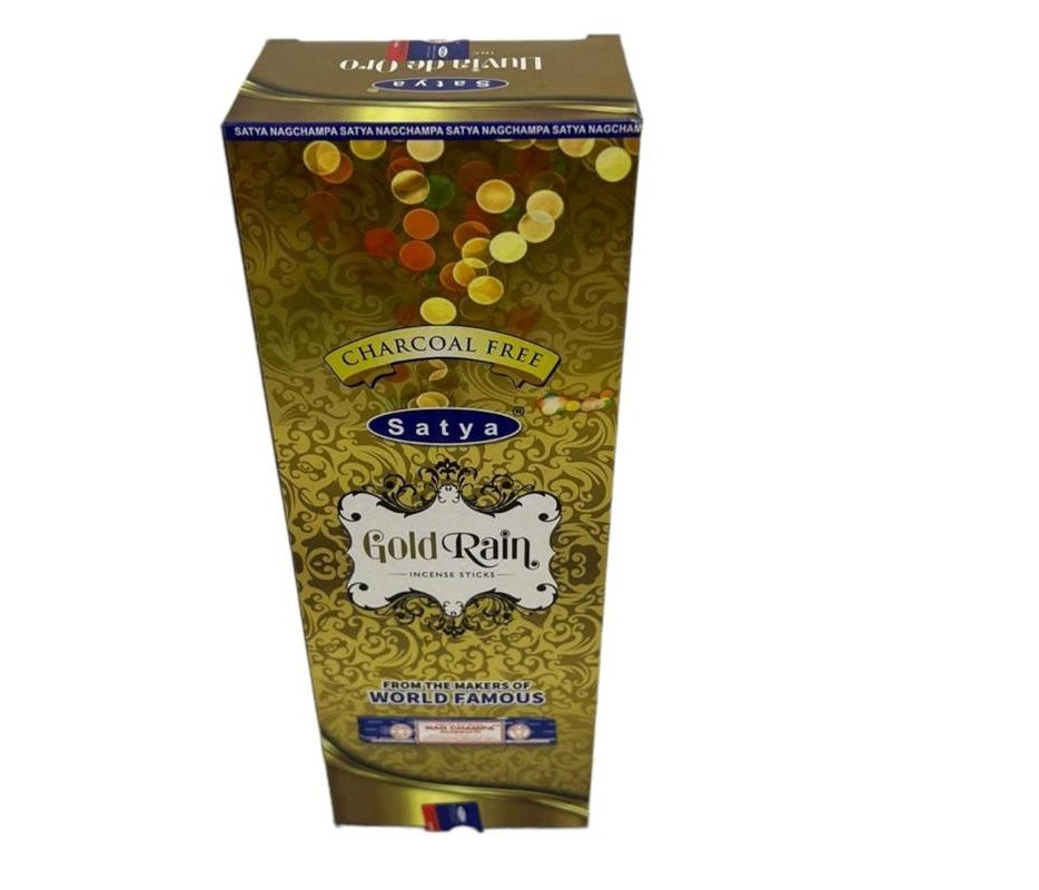 Satya Altın Yağmuru Çubuk Tütsü Gold Rain İncense Sticks (120 Adet)