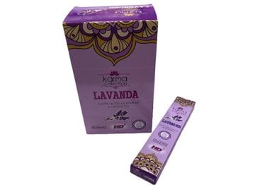 HD Karma Lavanta Kokulu Organik Çubuk Tütsü Lavanda Tütsü (120 Adet)
