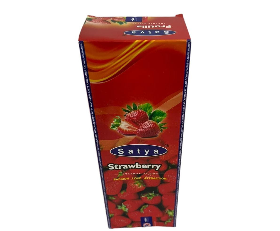 Satya Çilek Kokulu Çubuk Tütsü Frutilla İncense Sticks (120 Adet)