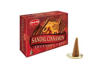 Hem Sandal Cinnamon Cones Sandal Tarçın Kokulu Konik Tütsü (120 Adet)