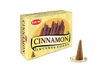 Hem Tarçın Kokulu Konik Tütsü Cinnamon Cones (120 Adet)