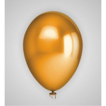 Metalik Renkli Parlak Balon Süsleme (100 Adet)