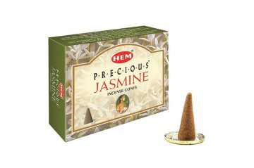 Hem Yasemin Kokulu Konik Tütsü Precious Jasmine Cones (120 Adet)