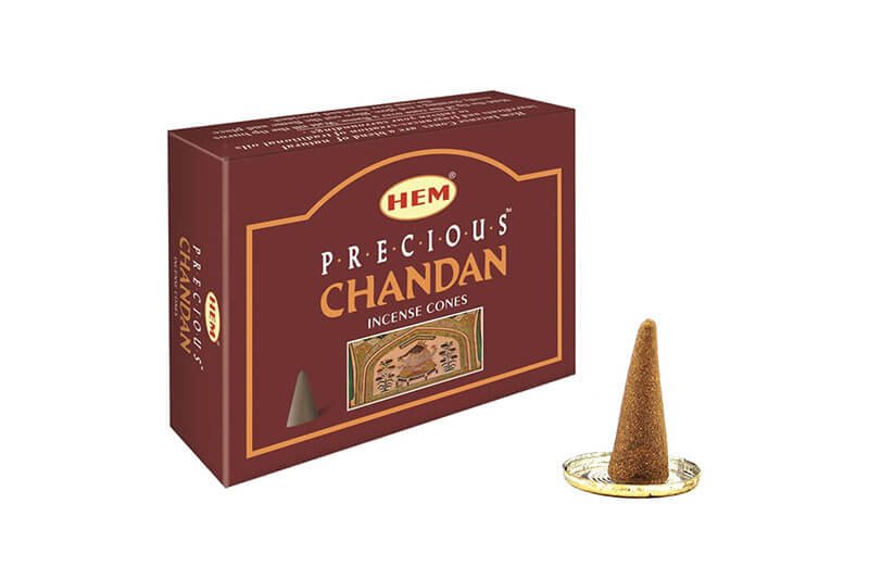 Hem Chandan Konik Tütsü Precious Chandan Incense Cones (120 Adet)