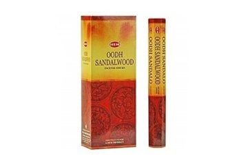 Hem Oodh Sandalwood Hexa Sandalağacı ve Öd Çubuk Tütsü (120 Adet)