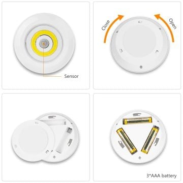 Harekete Duyarlı Sensörlü Cob Led Işık