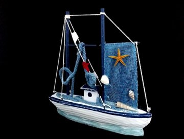 Dekoratif Marin Ahşap Balıkçı Teknesi