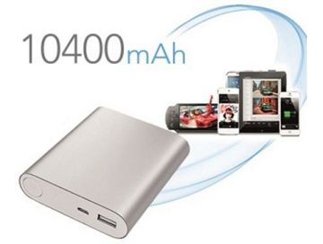 PowerBank 10400 mAh Alüminyum Kasalı Taşınabilir Şarj Cihazı