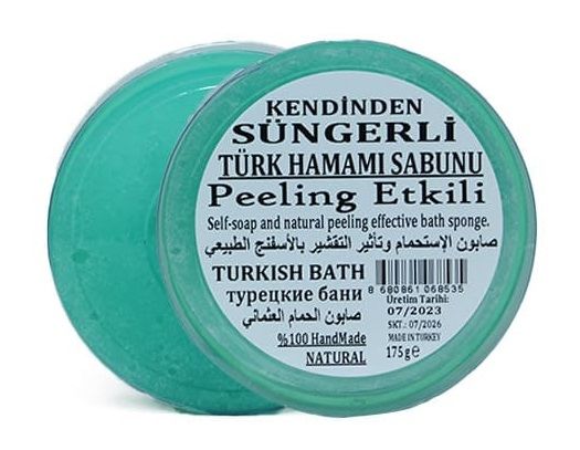 Doğal Süngerli Türk Hamamı Sabun