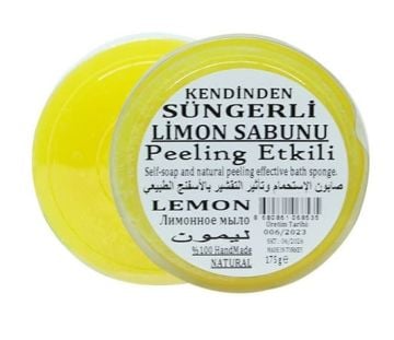 Doğal Süngerli Limon Aromalı Sabun