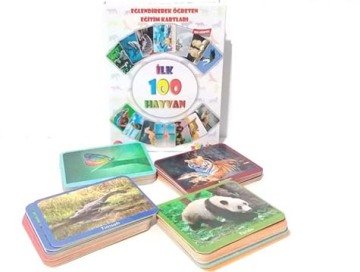 Bebeğimin Eğitici Konuşmaya Yardımcı Zeka Kartları İlk 100 Hayvan