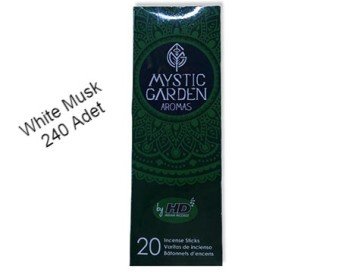 HD HD Mystic Garden Lavanta Çubuk Tütsü Lavender  (240 Adet) Beyaz Misk Kokulu  (White Musk) Çubuk Tütsü (240 Adet)