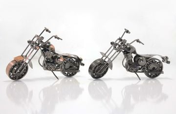 Motorsiklet Maketi Metal Bilyeli (20 cm)