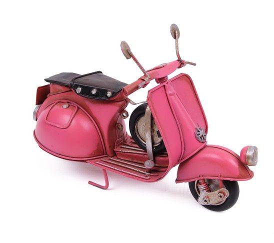 Dekoratif Eskitme Metal Scooter Vespa