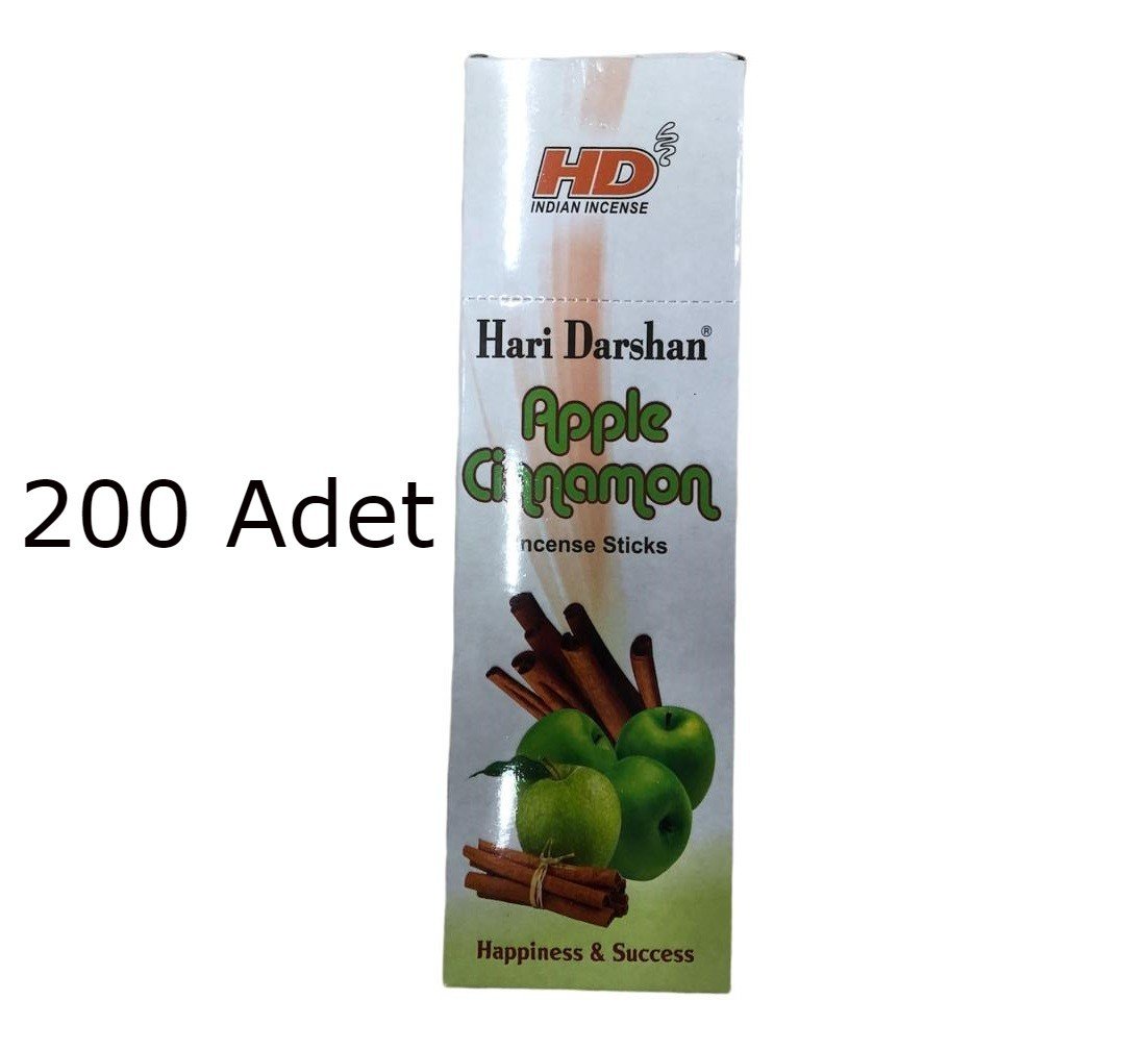 HD Apple & Cinnamon (Elma Tarçın Çubuk) Tütsü İncense Sticks (200 Adet)