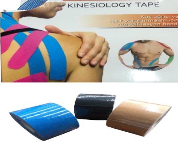 Kinesiology Tape Ağrı Sporcu Bandı (5 mt x 5 cm)