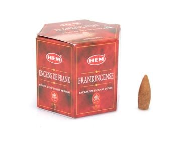 Hem Frankincense Back Flow (Geri Akış) Cones Konik Tütsü (40 Adet)