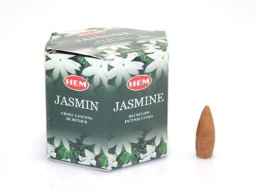 Hem Jasmine Back Flow (Geri Akış) Cones Konik Tütsü (40 Adet)