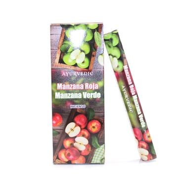 Ayurvedic Red And Green Apple Kokulu Çubuk Tütsü İncense Sticks (120 Adet)