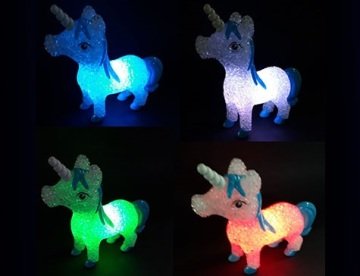 Renk Değiştiren Işıklı Boynuzlu At Gece Lambası