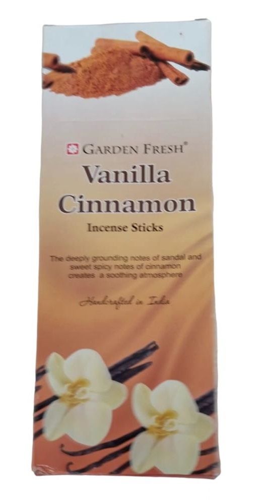 Garden Fresh Vanilla Cinnamon Kokulu Çubuk Tütsü İncense Sticks (120 Adet)