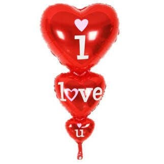 I Love You Kalp Folyo Balon