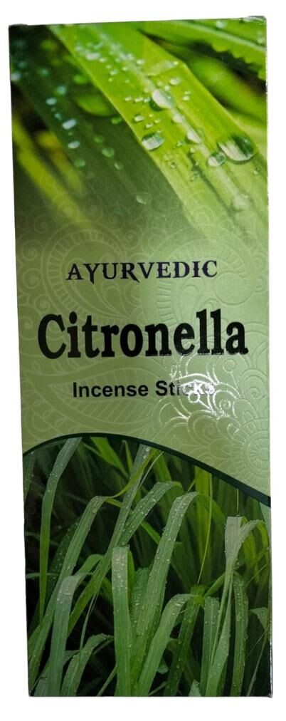 Ayurvedic Citronella Kokulu Çubuk Tütsü İncense Sticks (120 Adet)