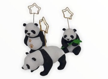 Polyester Panda Tasarımlı Dekoratif Notluk