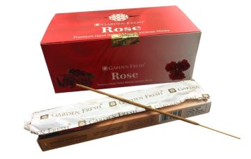 Garden Fresh Rose Masala Organik Çubuk Tütsü (12 Paket x 15 gr)