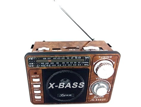 Nostaljik Şarjlı Radyo Usb Sd Card Mp3 Çalar Müzik Kutusu