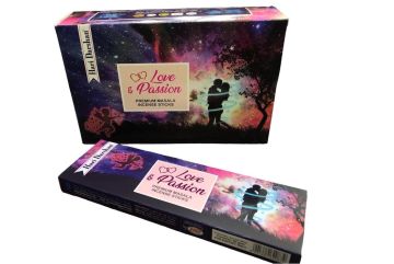Hd Love Passion Premium Masala Organik Çubuk Tütsü (6 Paket x 50 gr)