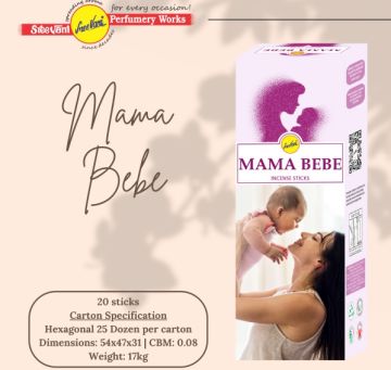 Sree Vani Mama  Bebe Çubuk Tütsü İncense Sticks (120 Adet)