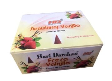 Hd Strawberry Vanilla Konik Tütsü Incense Cones (120 Adet)