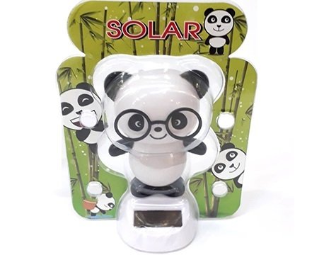 Solar Güneş Enerjili Dans Eden Sallanan Sevimli Panda