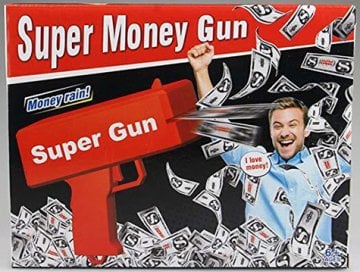Para Saçan Tabanca Süper Money Gun
