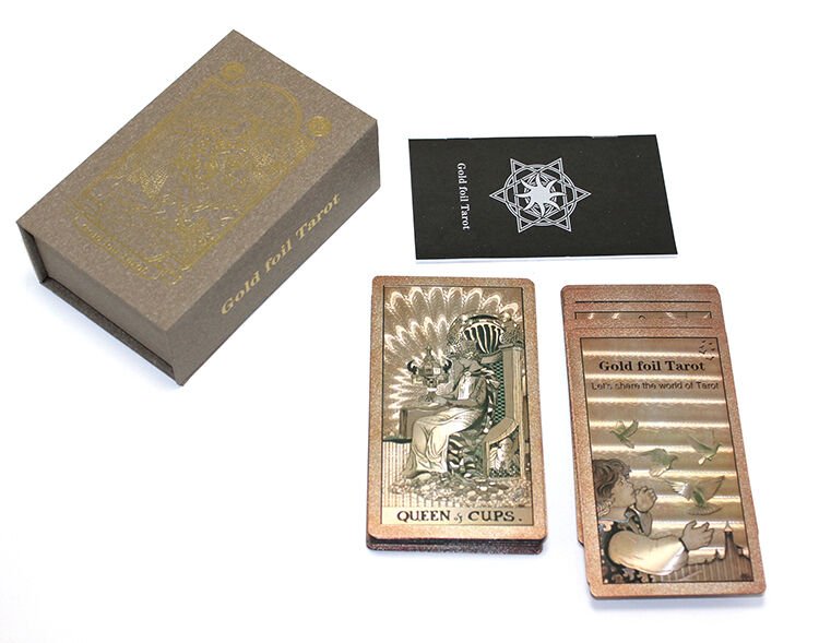 Gold Foil Tarot Kartı